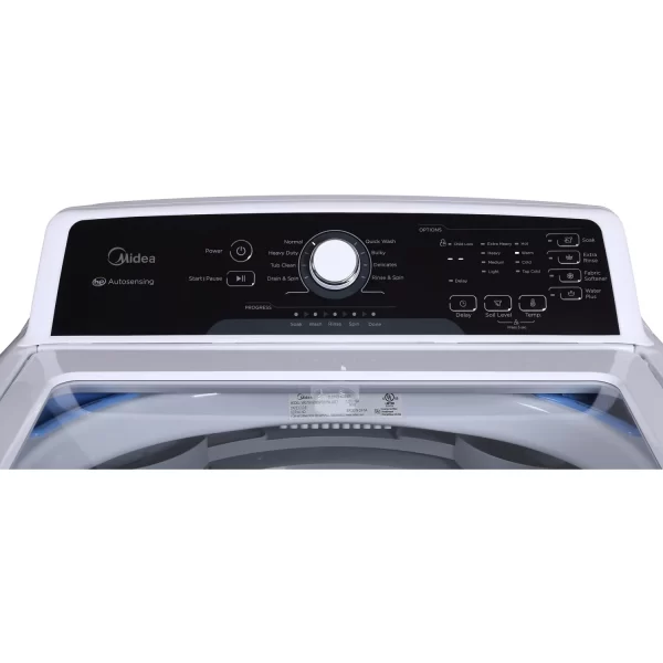 Midea 4.1-Cu. Ft. Top Load Impeller Washer in White
