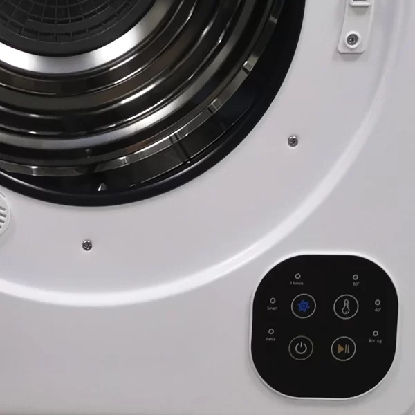 RCA 3.75 Cu ft.(13lbs.) Ventless Electric Apartment Size Dryer, RDR323, White